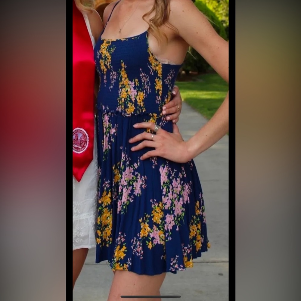 Lulu’s Blue floral dress